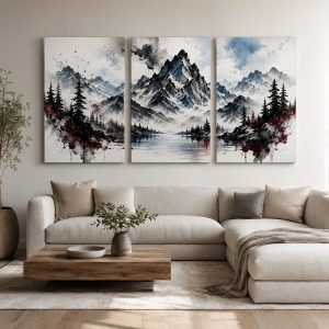 Mountain Echoes in Ink